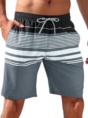 New Mens Quick Dry  Board Swim Trunks shorts with Pockets